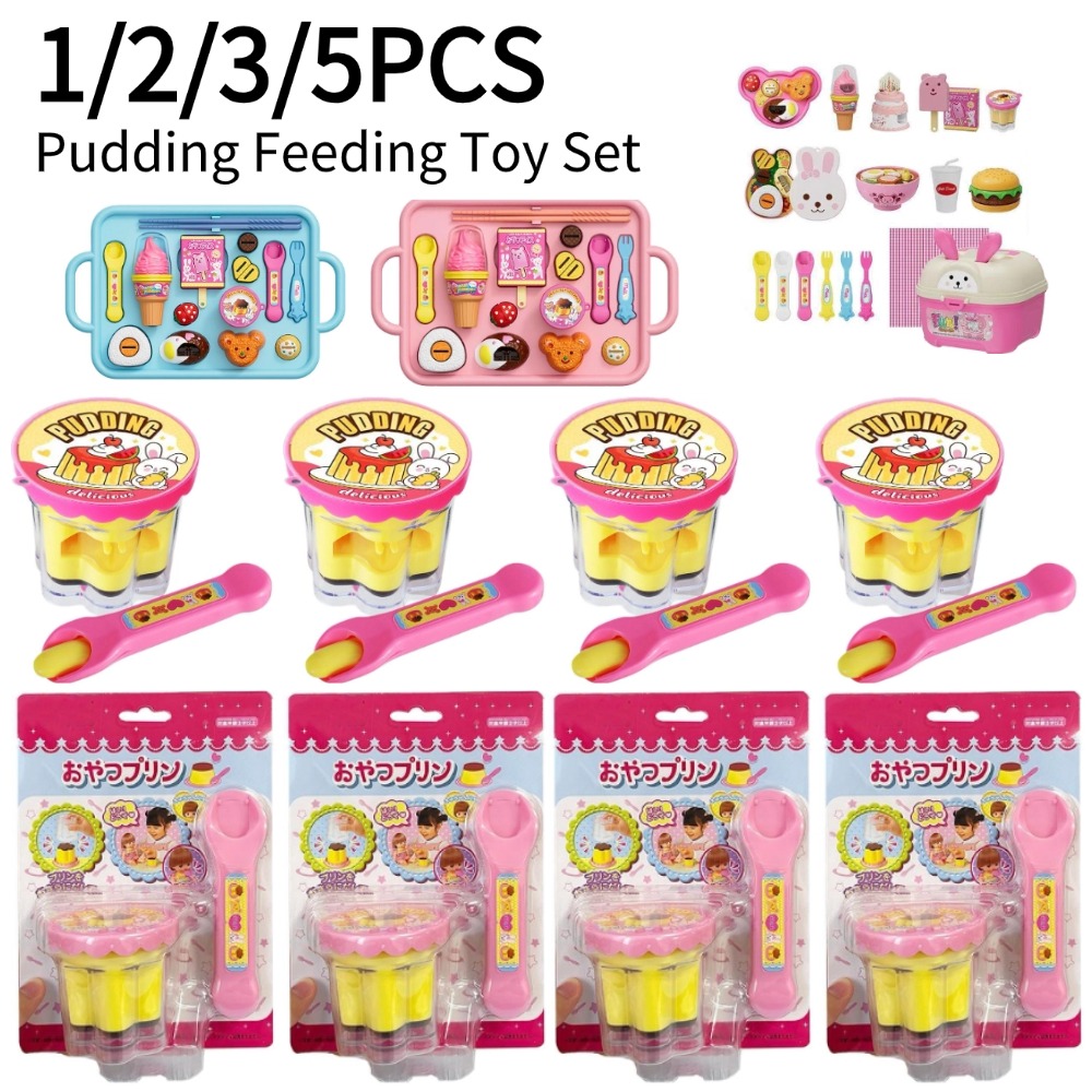 Kitchen Appliances For Kids - Zestaw zabawek do udawania karmienia pudinkiem