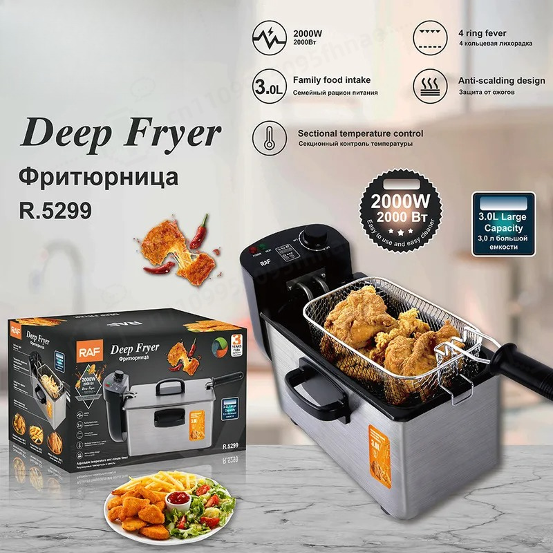 Kitchen Appliances Small - Mała elektryczna frytownica do użytku domowego