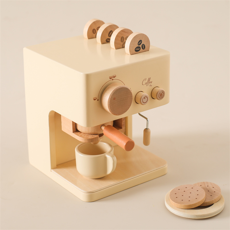 Kitchen Appliances Set - Drewniany zestaw zabawek Montessori dla dzieci