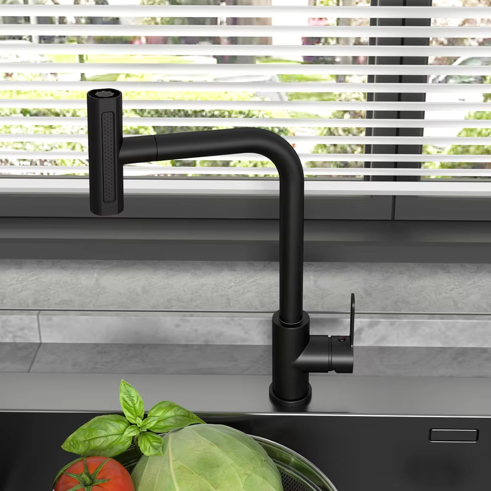 Czarna wyciągana bateria kuche – Kitchen Appliances Integrated recenzja i cena