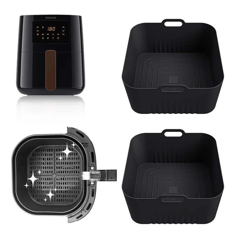 17 cm silikonowa forma do fryt – Air Fryer 5L Digital recenzja i cena