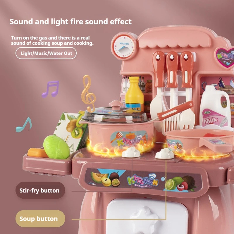 Symulowany zestaw kuchenny z e – Kitchen Appliances For Kids recenzja i cena