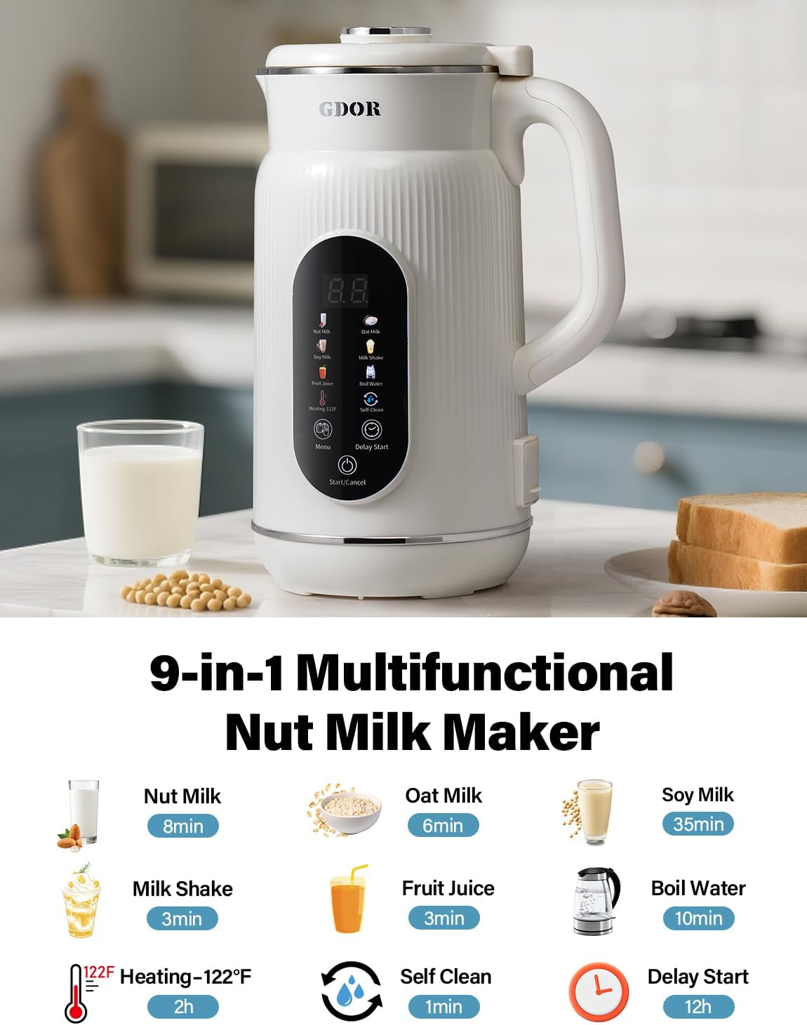 Inteligentna maszyna do mleka  – Soy Milk Maker recenzja i cena