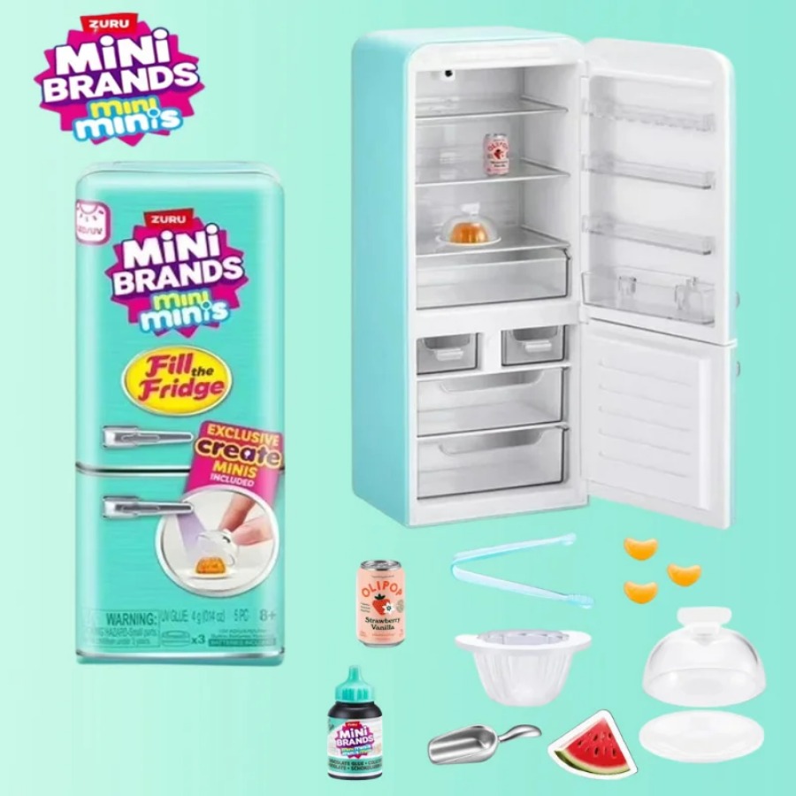 ZURU 5 Surprise Mini Fridge Ba – Kitchen Appliances For Kids recenzja i cena